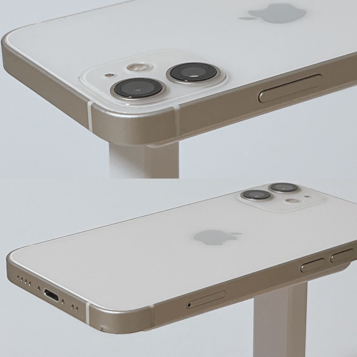 ☆1140☆極美品 iPhone12 mini ホワイトSIMフリー 128GB バッテリー 