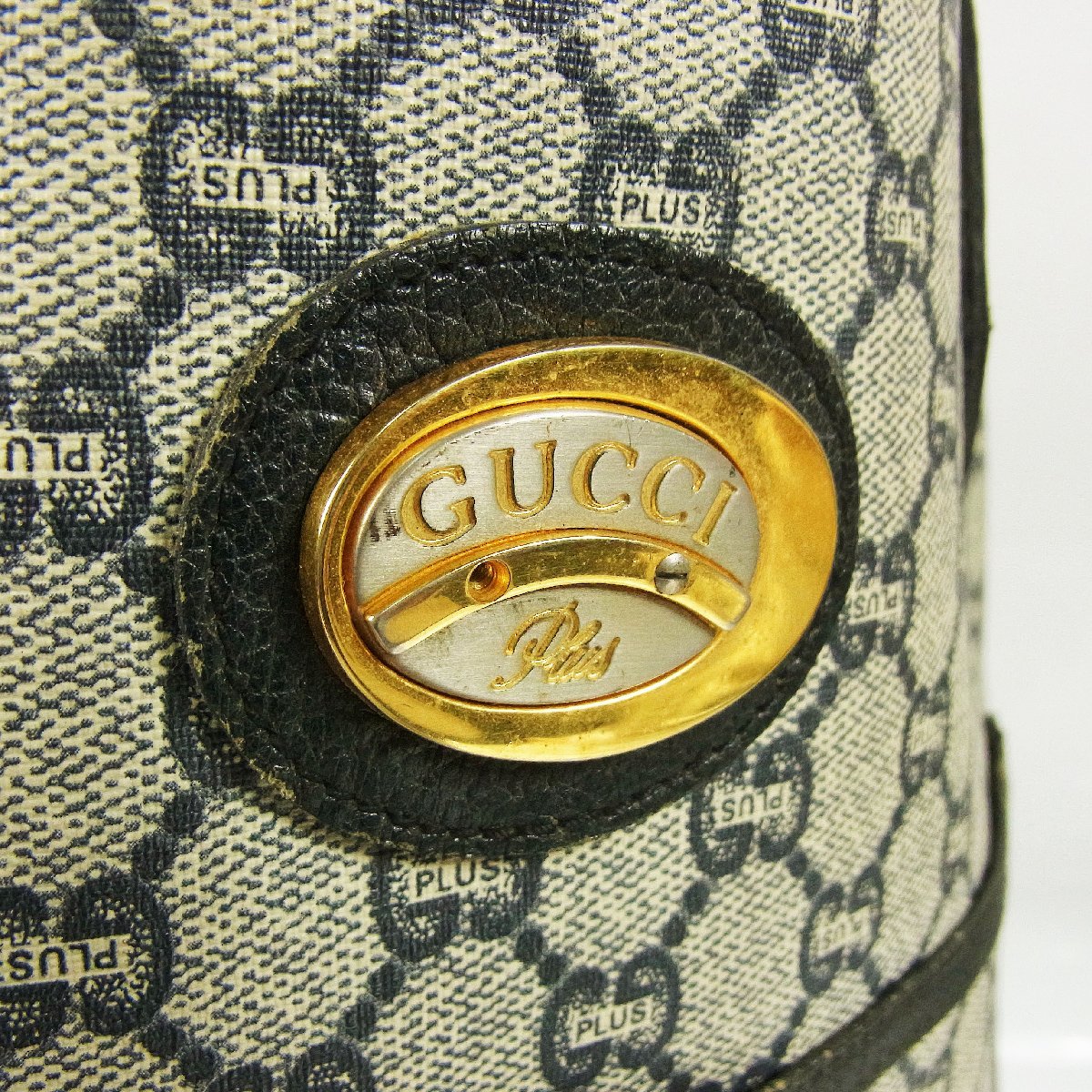 グッチ GG プラス トート バッグ シェリーライン 男女兼用 GUCCI 中古 