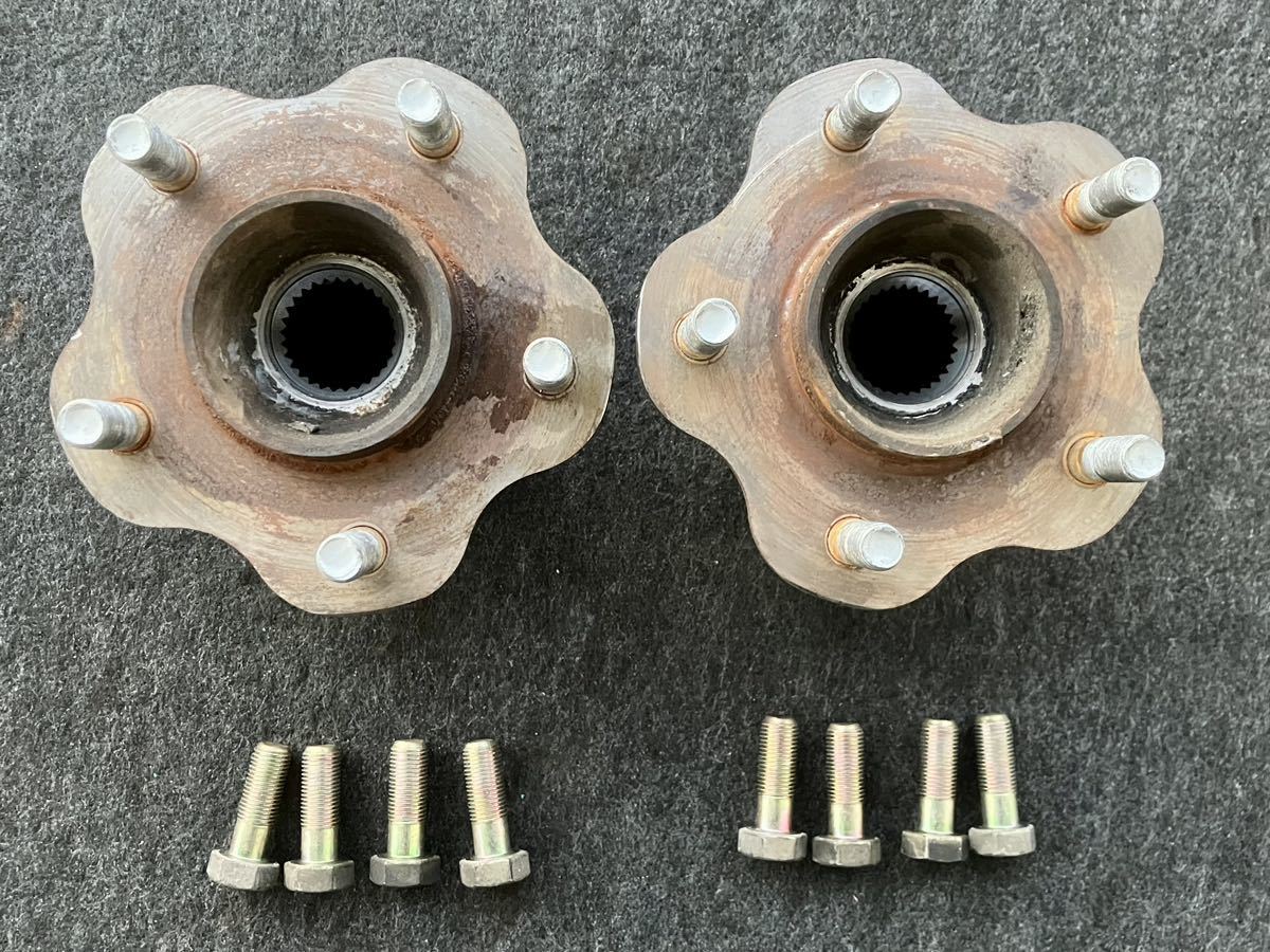 リア 5穴ハブ 左右セット S15 S14 S13 シルビア 180SX C35ローレル 