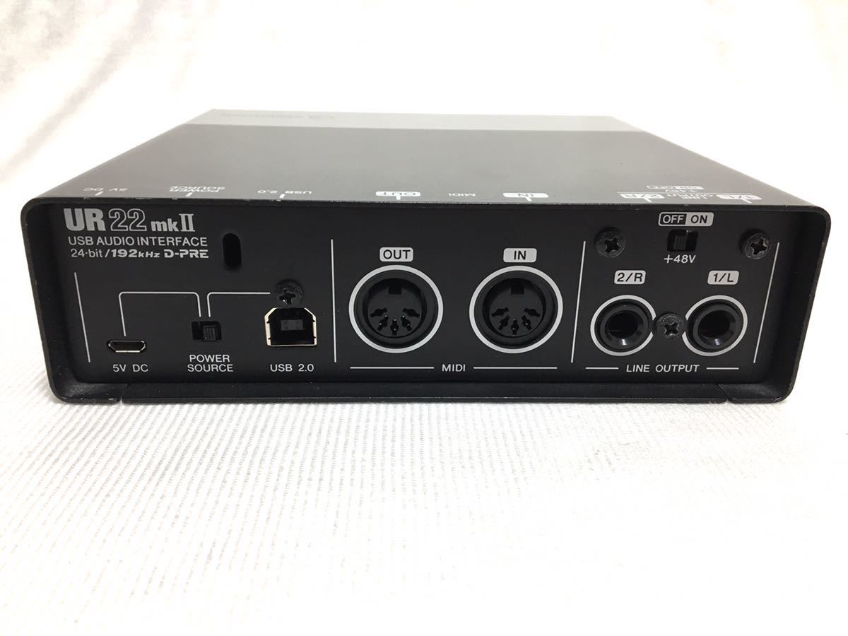 UR22mkⅡ 動作確認OK Steinberg オーディオインターフェース UR 22 mk2