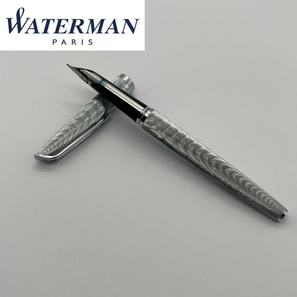 美品 動作◎ WATERMAN　ウォーターマン18k 750 万年筆　CF EF 1円スタート】ウォーターマン WATERMAN ペン先 C/F 18k 750 万年筆
