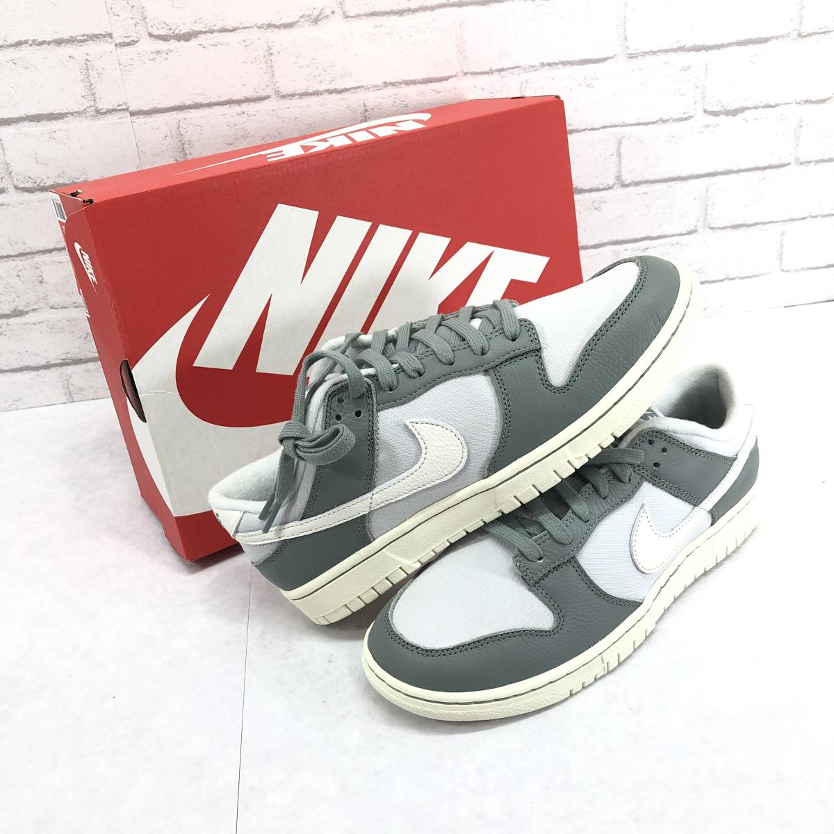 357【1円~】NIKE ナイキ Dunk Low PRM ダンクロー グリーン DV7212-300 スニーカー 27.5cm