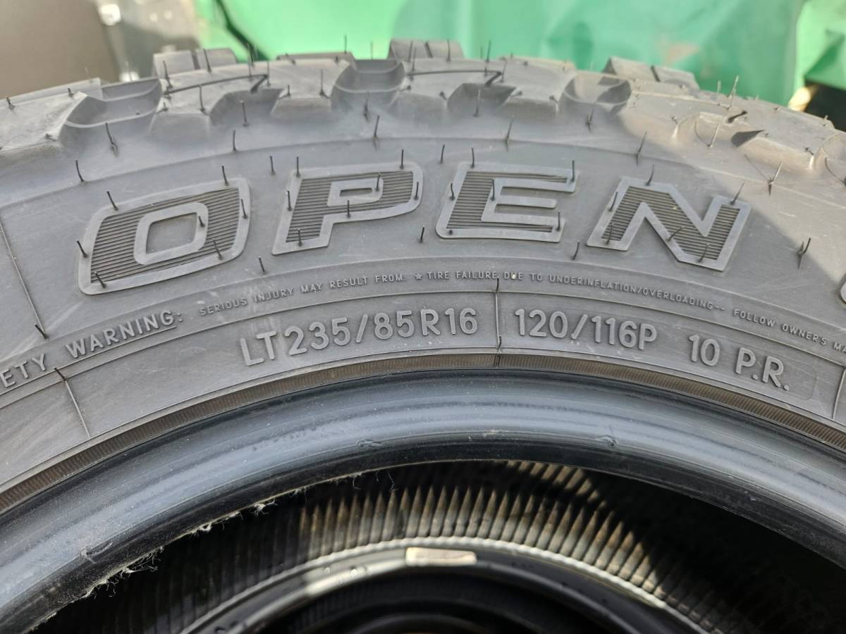 235/85r16 タイヤ 4本セット TOYO MT OPEN COUNTRY ランクル ジムニー 