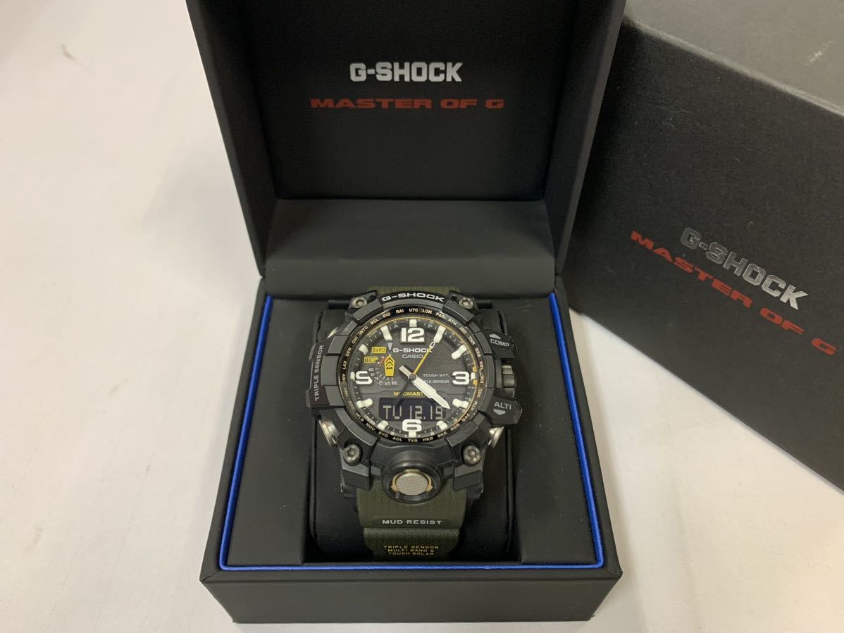 ○マッドマスター GWG-1000 G-SHOCK MUDMUSTER CASIO 箱，説明書付属