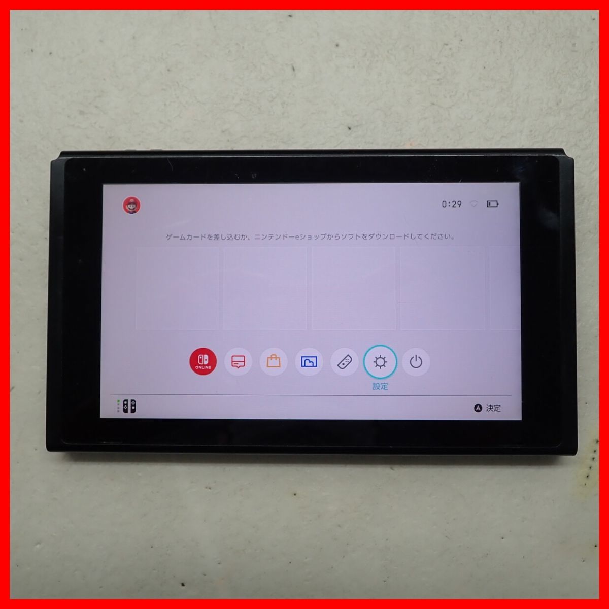 1円〜 NSW ニンテンドーSwitch 本体 HAC-001 前期型 ネオングリーン(L