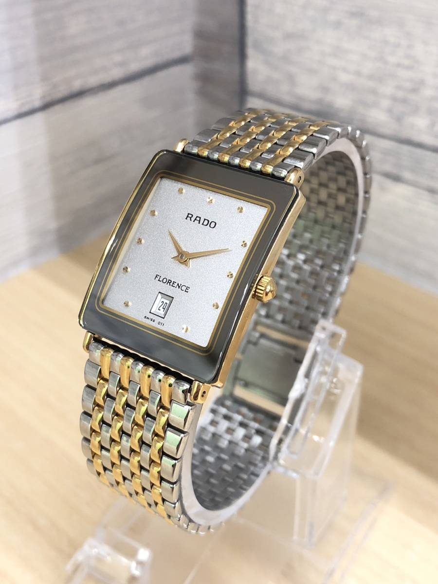 E-591】外観美品 RADO ラドー FLORENCE フローレンス 160.3605.2N 2針