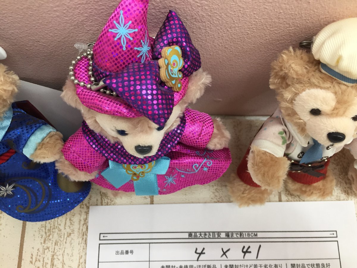 ◇ディズニー TDS ダッフィー シェリーメイ 4点 ぬいぐるみバッジ 周年