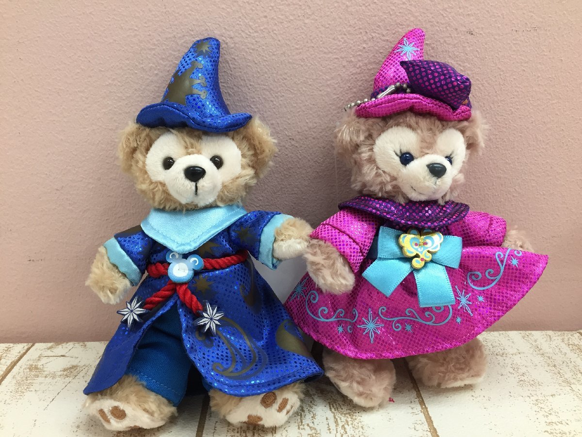 ◇ディズニー TDS ダッフィー シェリーメイ 4点 ぬいぐるみバッジ 周年