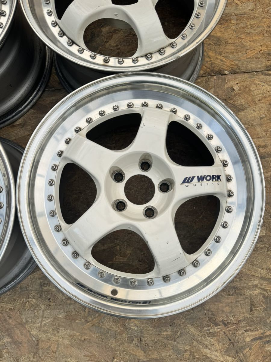 希少！】WORK WHEELS MEISTER ワーク マイスター S1 18インチ 9J＋43