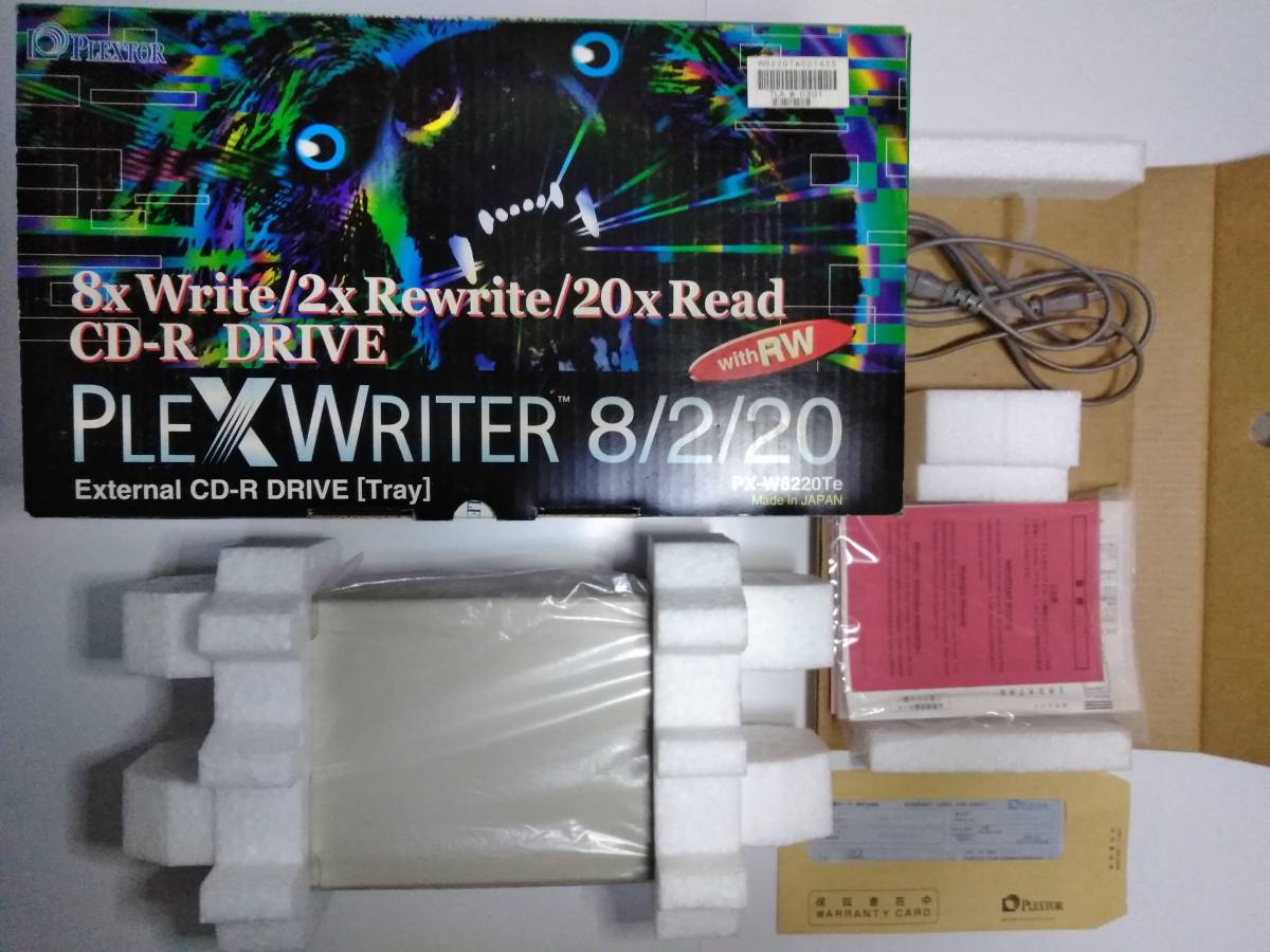 ☆ プレクスター PLEXTOR CD-RW DRIVE PLEXWRITER 8/2/20 SCSI 外付け