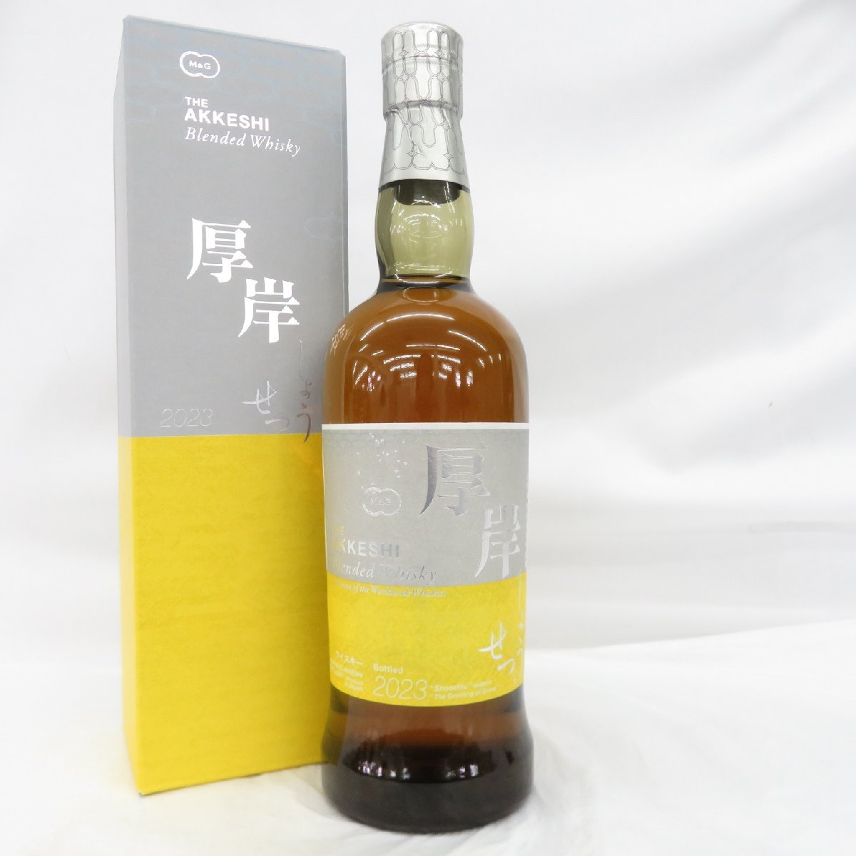 【未開栓】厚岸 THE AKKESHI 小雪 しょうせつ 2023 ブレンデッド ウイスキー 700ml 48% 箱付 11459925 1223