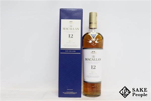 ◇注目! ザ・マッカラン 12年 シングルモルト ダブルカスク 700ml 40％ 箱 スコッチ