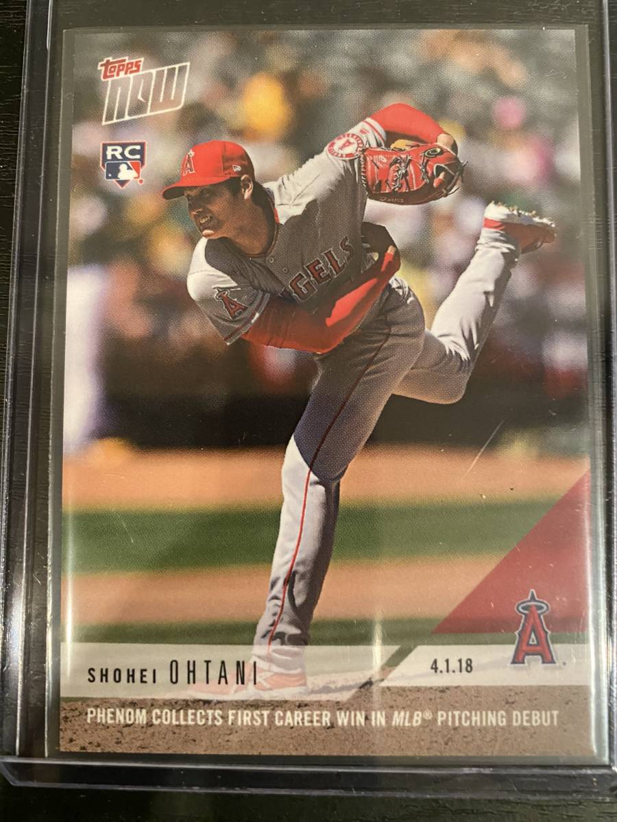 2018 TOPPS 2018年topps now 大谷翔平 ルーキーカード #23 Ohtani #US1