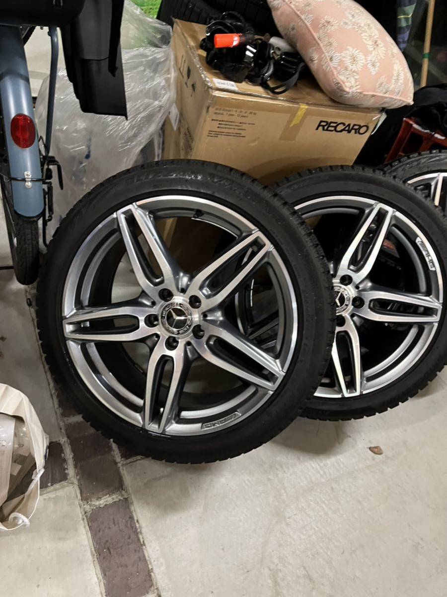バリ溝！ 4本セット AMG 純正ホイール VRX2 スタッドレスタイヤ ベンツ 