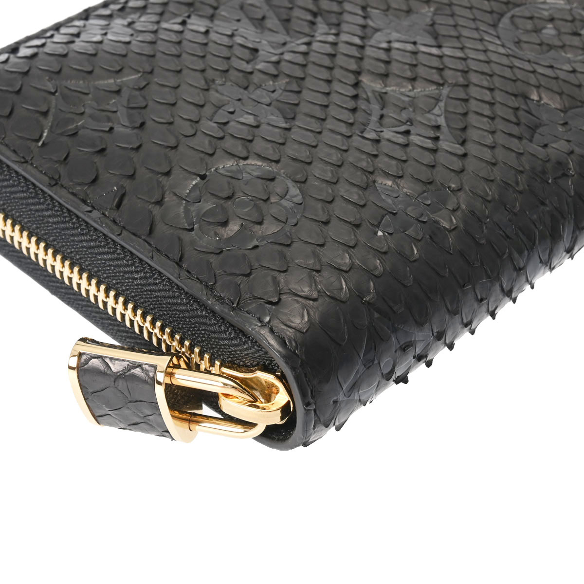 LOUIS VUITTON ルイヴィトン モノグラム ジッピーウォレット 黒 N80686 