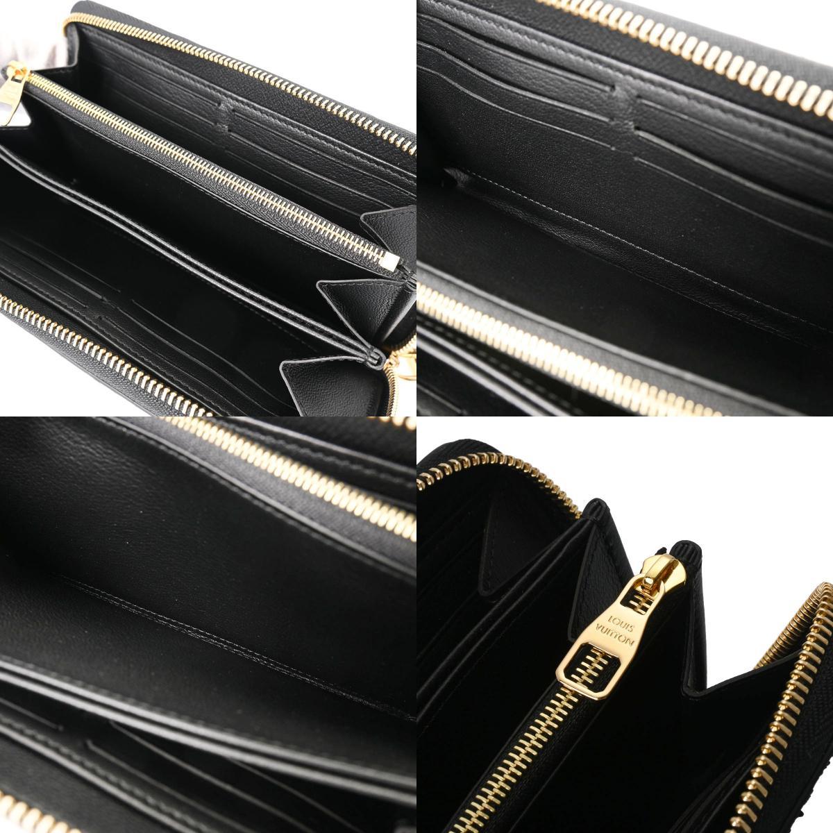 LOUIS VUITTON ルイヴィトン モノグラム ジッピーウォレット 黒 N80686 