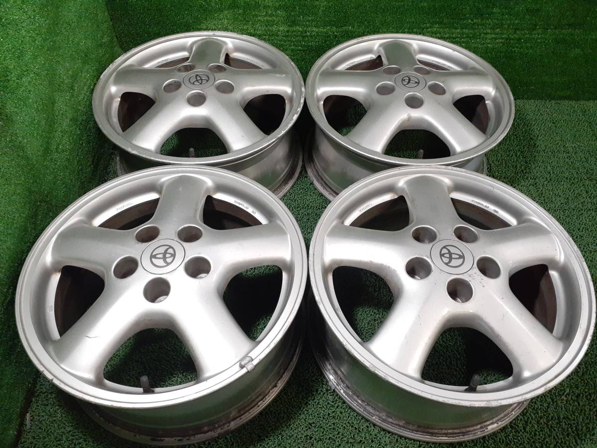 トヨタ純正ホイール 16x6.5J PCD114.3 +50 チェイサー等 4本セット 中古 売切!!