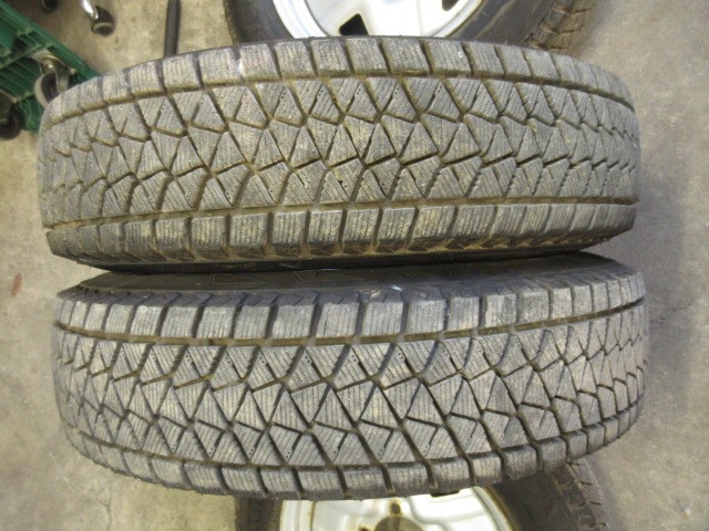 ジムニー 純正 16インチスチールホイール スタッドレスセット 175/80R16 BRIDGESTONE BLIZZAK 16×5J 5H-139.7 鉄ホイール ジムニー 139.7 純正 オールド スタッドレスタイヤ付き4本セット BLIZZAK