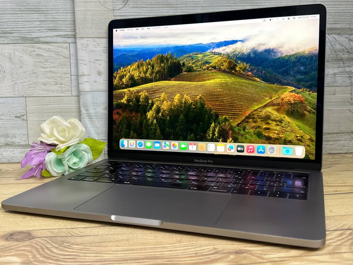 ノートPC MacBookPro 2018 Touch Bar 8GBメモリ 500GB