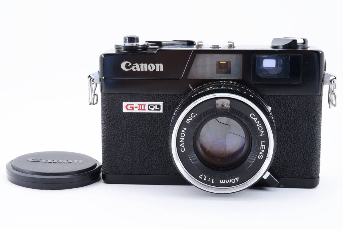 ☆実用品☆ キャノン CANON Canonet QL17 G-III ブラック ☆メーター