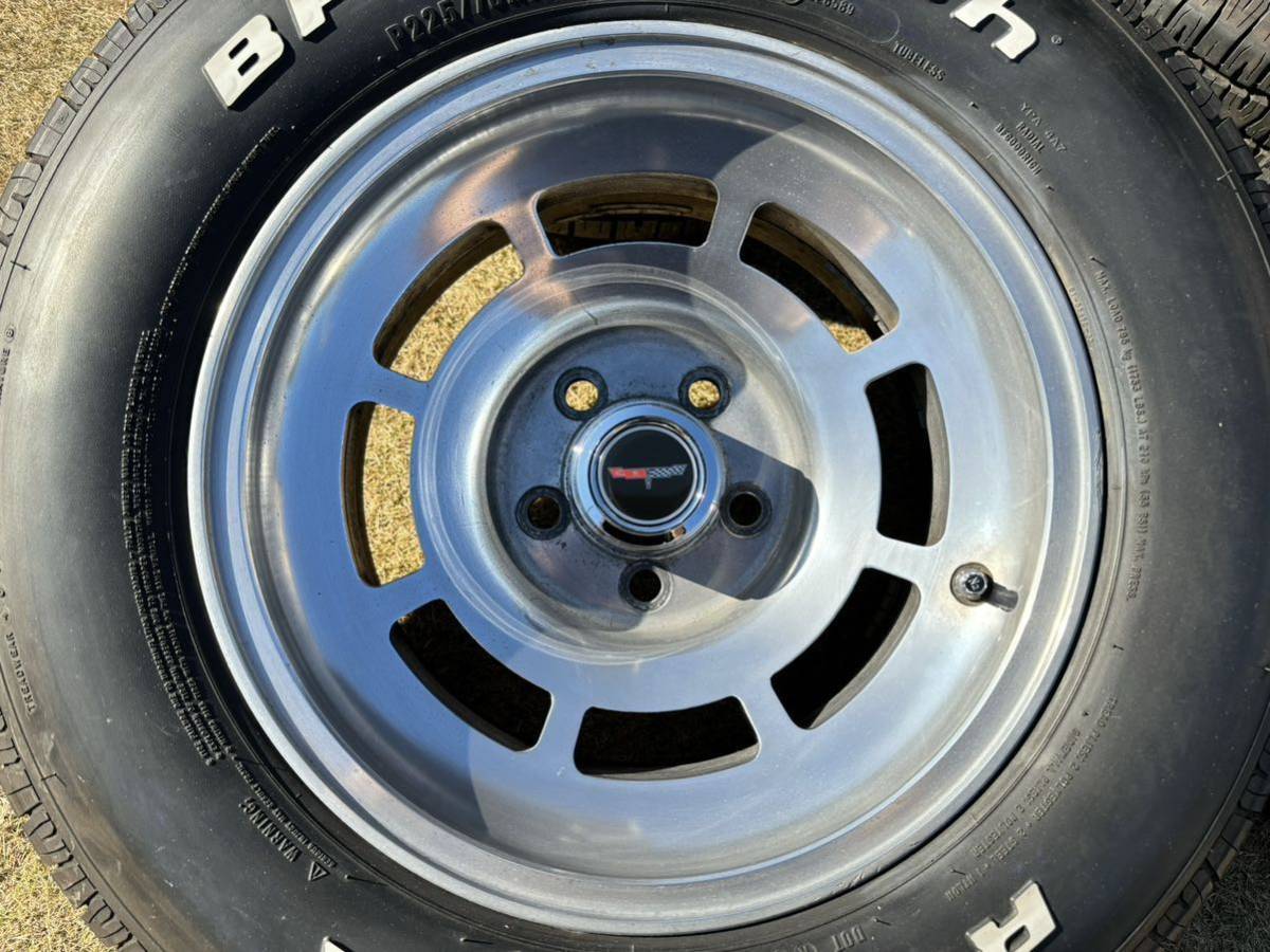 手渡し歓迎 シボレー コルベット C3 GM純正 ホイール 15×8J & 2021年製