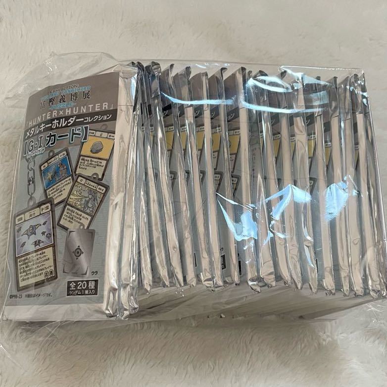冨樫義博展 ハンターハンター メタルキーホルダー【G・Iカード】コンプ