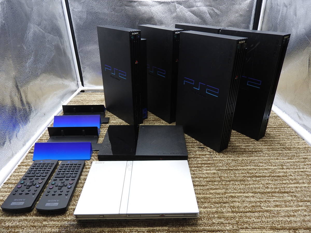 新品，人気 SONY ソニー PS2 7個 まとめてリモコン スタンド付 SCPH-10000/18000/30000/35000/77000/90000 ジャンク品 管理№F9679(本体)｜売買されたオークション情報、yahooの商品情報をアーカイブ公開 - オークファン 本体、アクセサリー