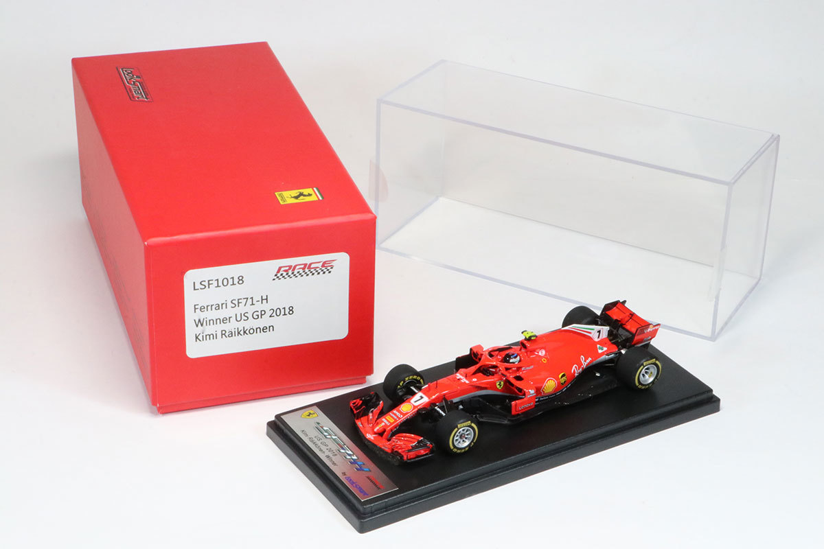 LSF1018 ルックスマート 1/43 フェラーリ SF71-H アメリカ USA GP 2018