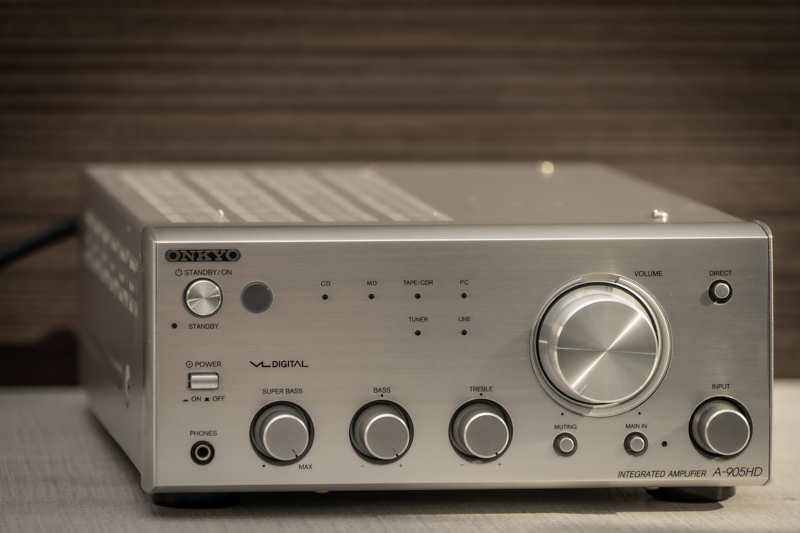 ONKYO A-905FX2(S) INTEC205プリメイン 純正リモコン付 【公式通販】