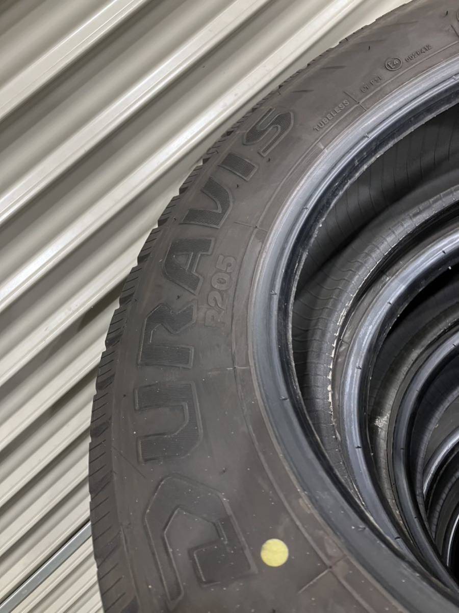 送料無料　2018年製　215/70R17.5 118/116L LT ブリヂストン　BS DURAVIS R205 残溝9mm前後　6本セット_2