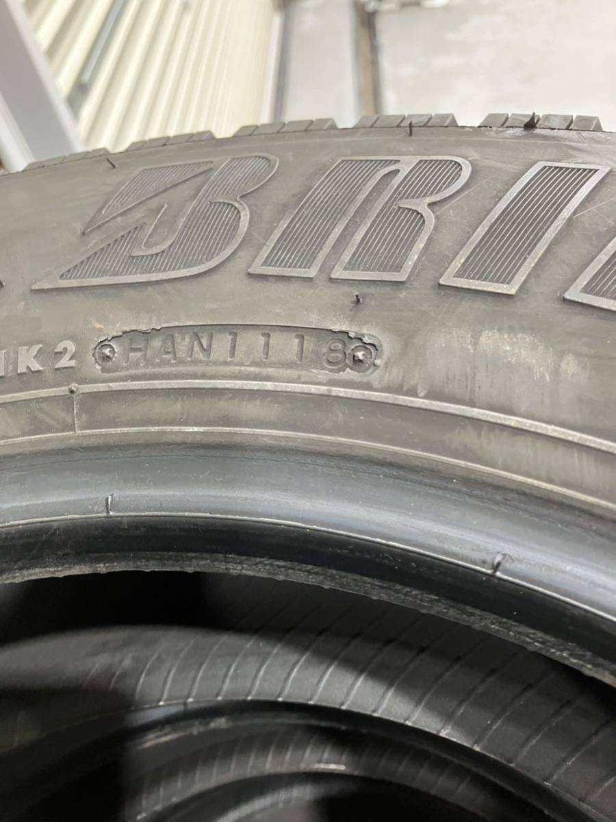 送料無料　2018年製　215/70R17.5 118/116L LT ブリヂストン　BS DURAVIS R205 残溝9mm前後　6本セット_3