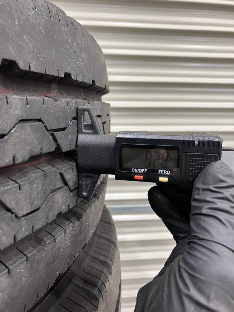 送料無料　2018年製　215/70R17.5 118/116L LT ブリヂストン　BS DURAVIS R205 残溝9mm前後　6本セット_4