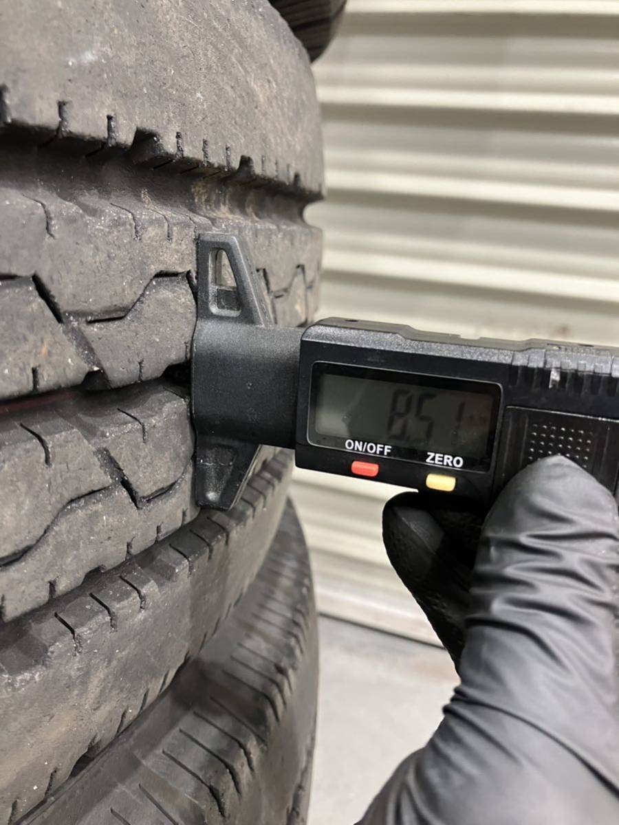 送料無料　2018年製　215/70R17.5 118/116L LT ブリヂストン　BS DURAVIS R205 残溝9mm前後　6本セット_7