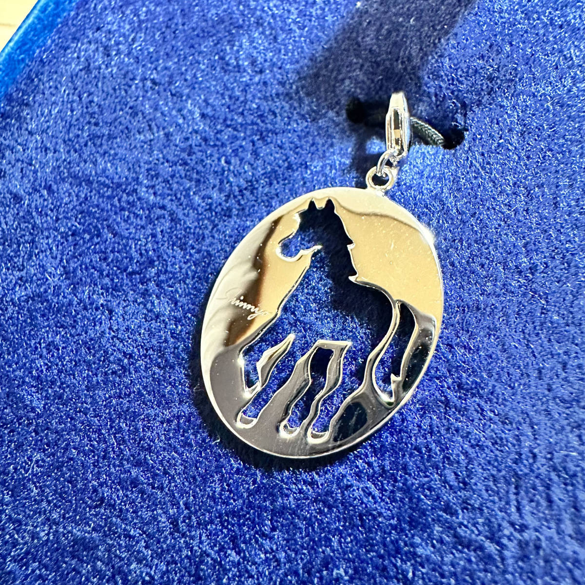 T265 未使用 シルバー925 チャーム 2点 ハーモニカ 馬 Shinnyo 真如教主 真如苑_3