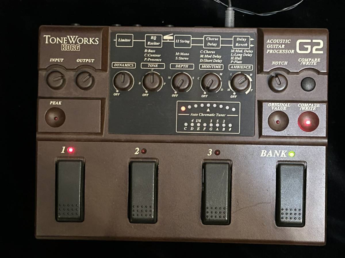 KORG ToneWorks G2 アコーステックギター プロセッサー(エフェクター 