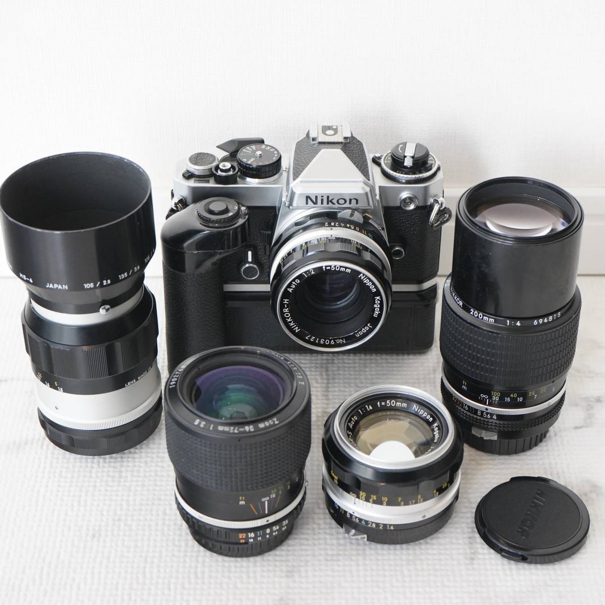 Nikon FE, MD-12, Nippon Kogaku Nikkor S 50mm F1.4, H 50mm F2, 36 