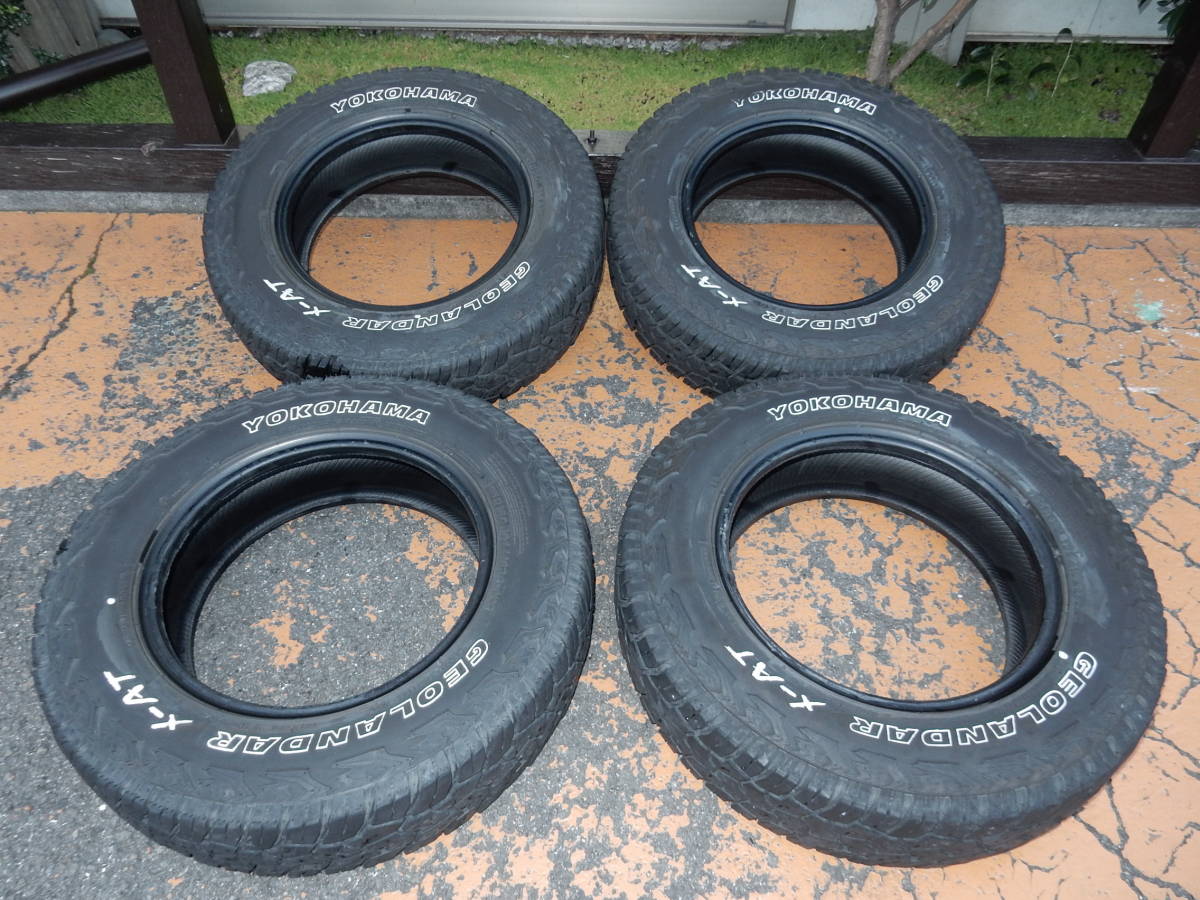 中古】ジムニーで使用 YOKOHAMA GEOLANDAR X-AT 195R16C 104/102Q 6PR 