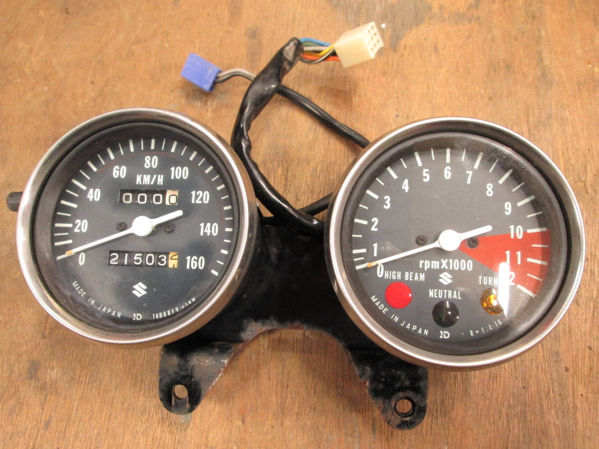 当時物 純正 新品 GT185 タコメーター 当時物 GT185 純正 カワサキ 014