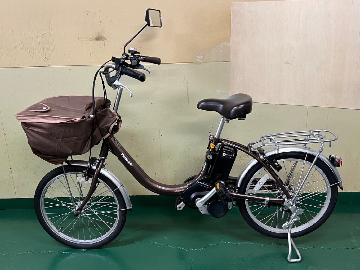 Panasonicパナソニック電動アシスト自転車20インチ ブラウン美品 美品】Panasonic/パナソニック 小型 電動アシスト自転車 20型 チョコ
