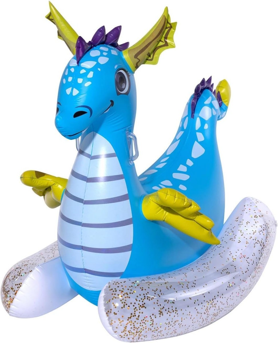 水遊び ドラゴン 空ビ 空気ビニール風船 浮き輪 Inflatable Dragon