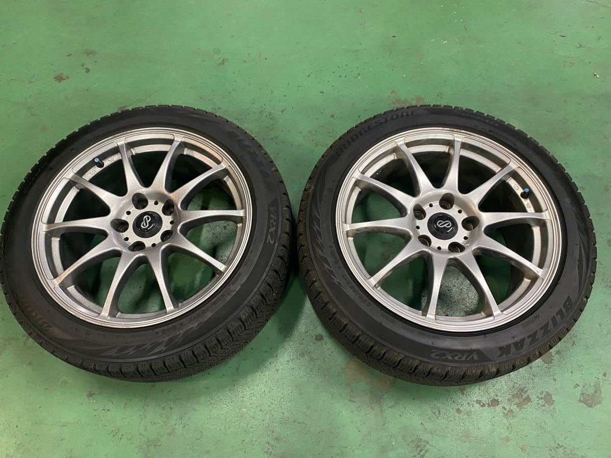 スタッドレス ENKEI エンケイ PF01 ？ 17インチ 8.0J +46 PCD100 5H 