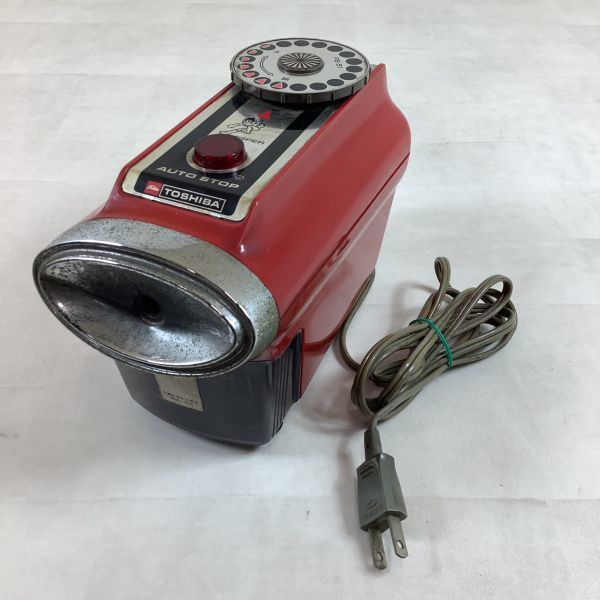 B2067【動作品】 TOSHIBA／東芝. 電動鉛筆削り エスパーくん. PS-51 