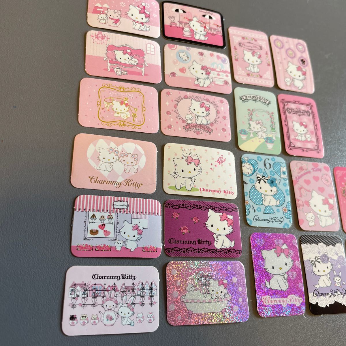 【残り1品！】平成レトロ！チャーミーキティ ぷっくり　シール　蓄光　ハローキティ 当時物 平成レトロ レア♪ チャーミーキティ シールセット キティ