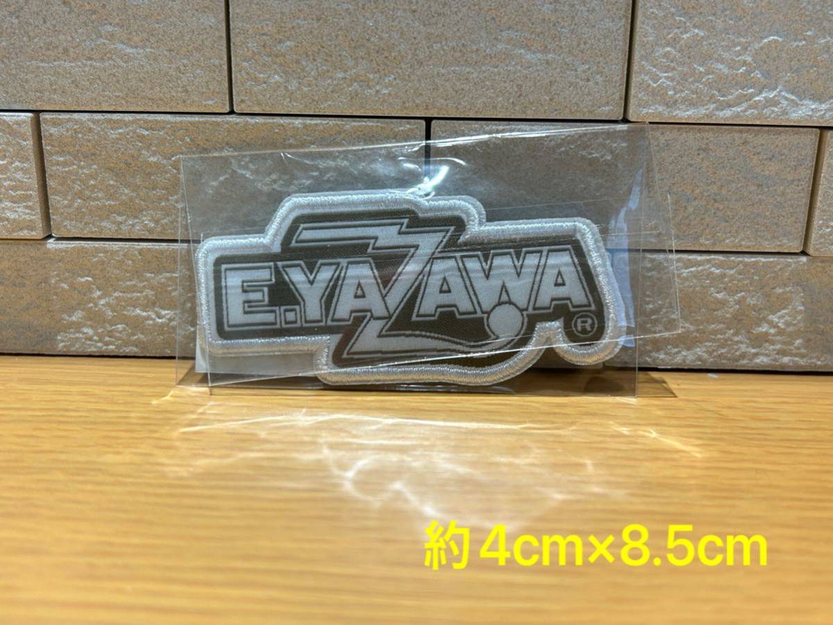 ♪送料無料♪ 新品 当時物 正規品 矢沢永吉 YAZAWA レア 入手困難 ロゴ アイロン ワッペン 刺繍 ワッペンシール エンブレム ベージュ 白_1