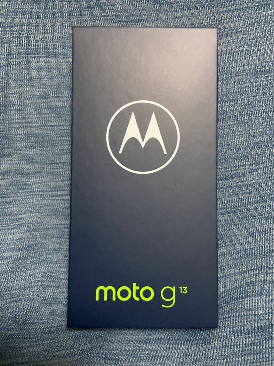 【新品 未開封 未使用】moto g13 マットチャコールSIMフリー Motorola 6.5インチ メモリー4GB ストレージ128GB 一括購入残債なし _2