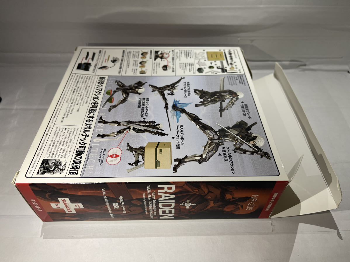 美品 リボルテックヤマグチ 雷電 ホワイトアーマー アクション
