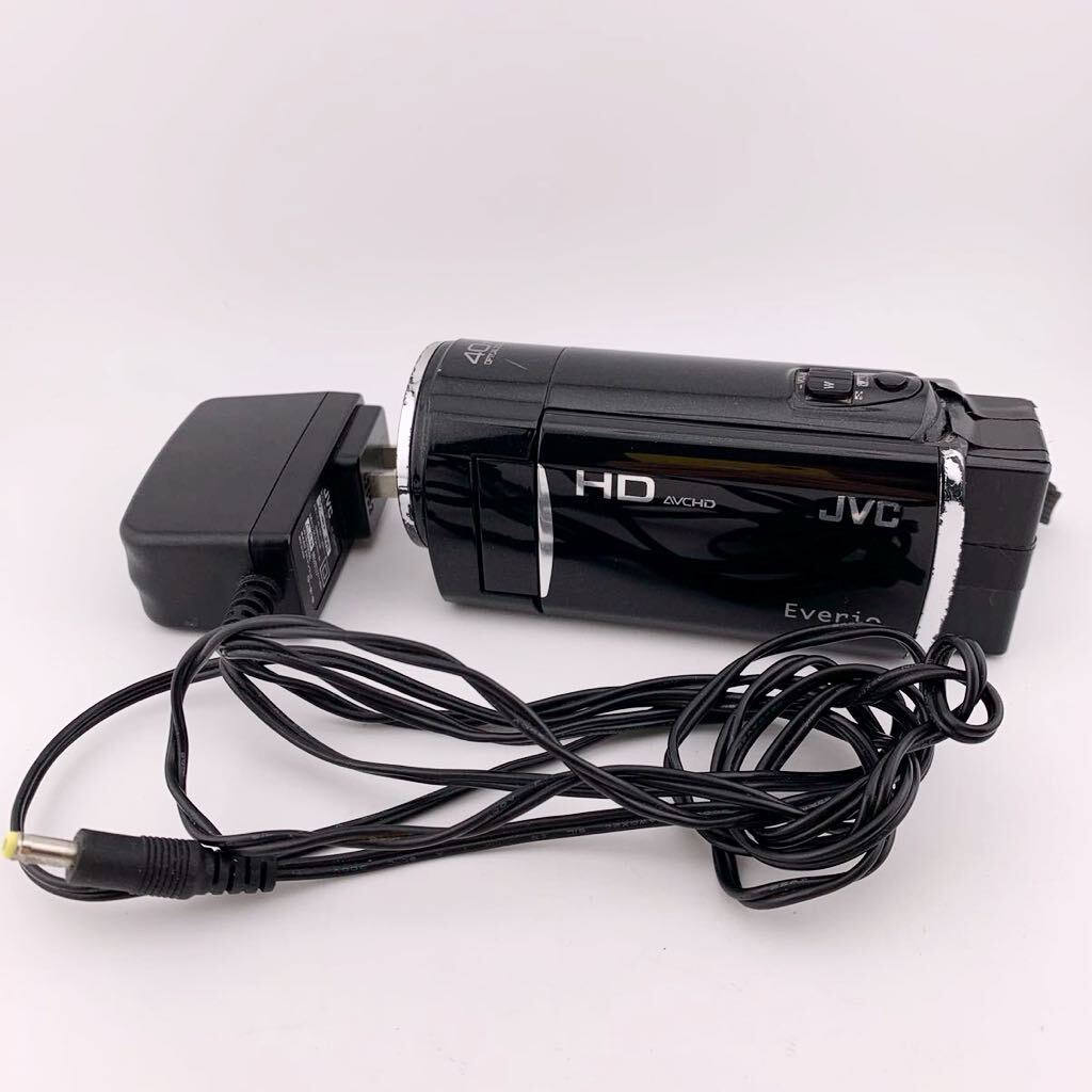 JVC Everio HD AVCHD ビデオカメラ (ジャンク品) ○ジャンク品○ JVC HD AVCHD Everio 40x ビデオカメラ GZ-HM238-B AC