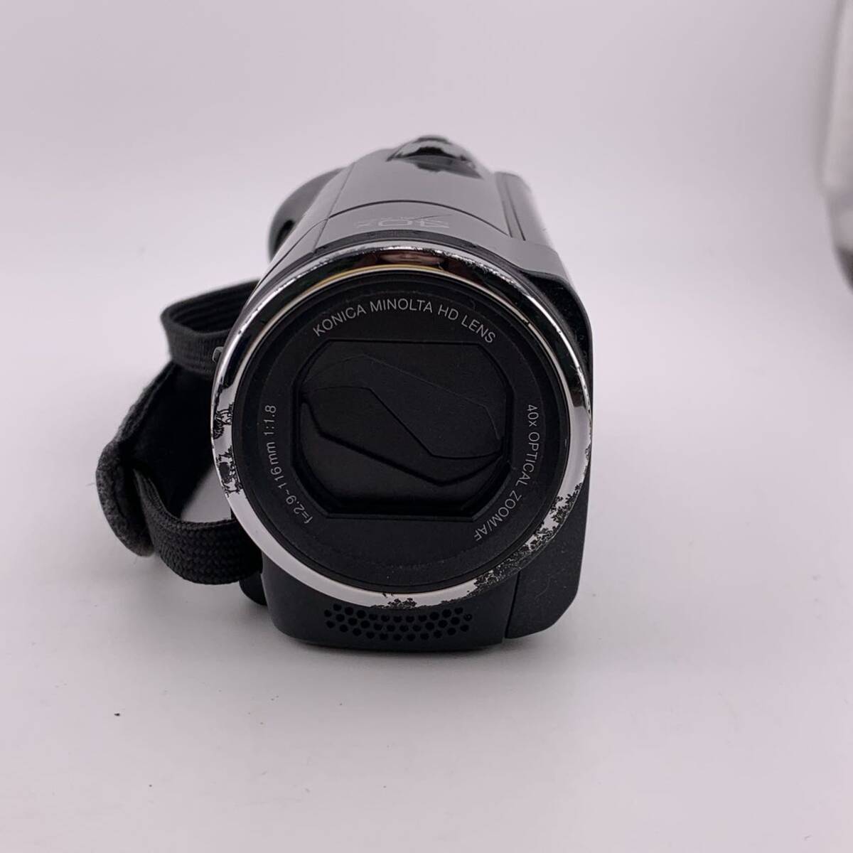 ○ジャンク品○ JVC HD AVCHD Everio 40x ビデオカメラ GZ-HM238-B AC