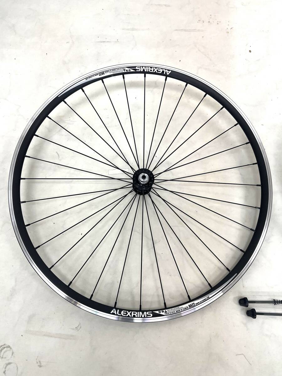 新品☆650Cロードバイク用完組ホイールセット ブラック（571×14）_2