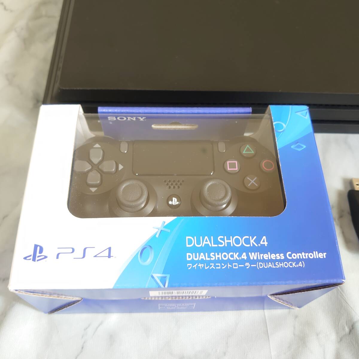PS4 Pro ジェット ブラック 1TB CUH-7000B コントローラー 新品 CUH-ZCT2J プロ プレステ 純正_2
